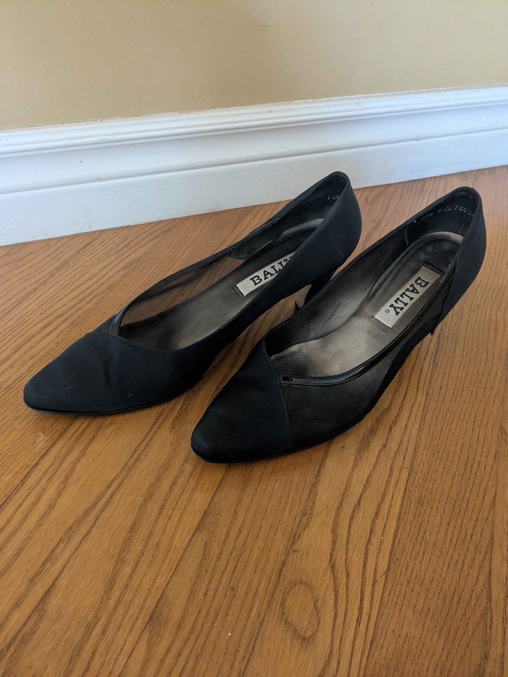 Vintage Black Bally Heels
